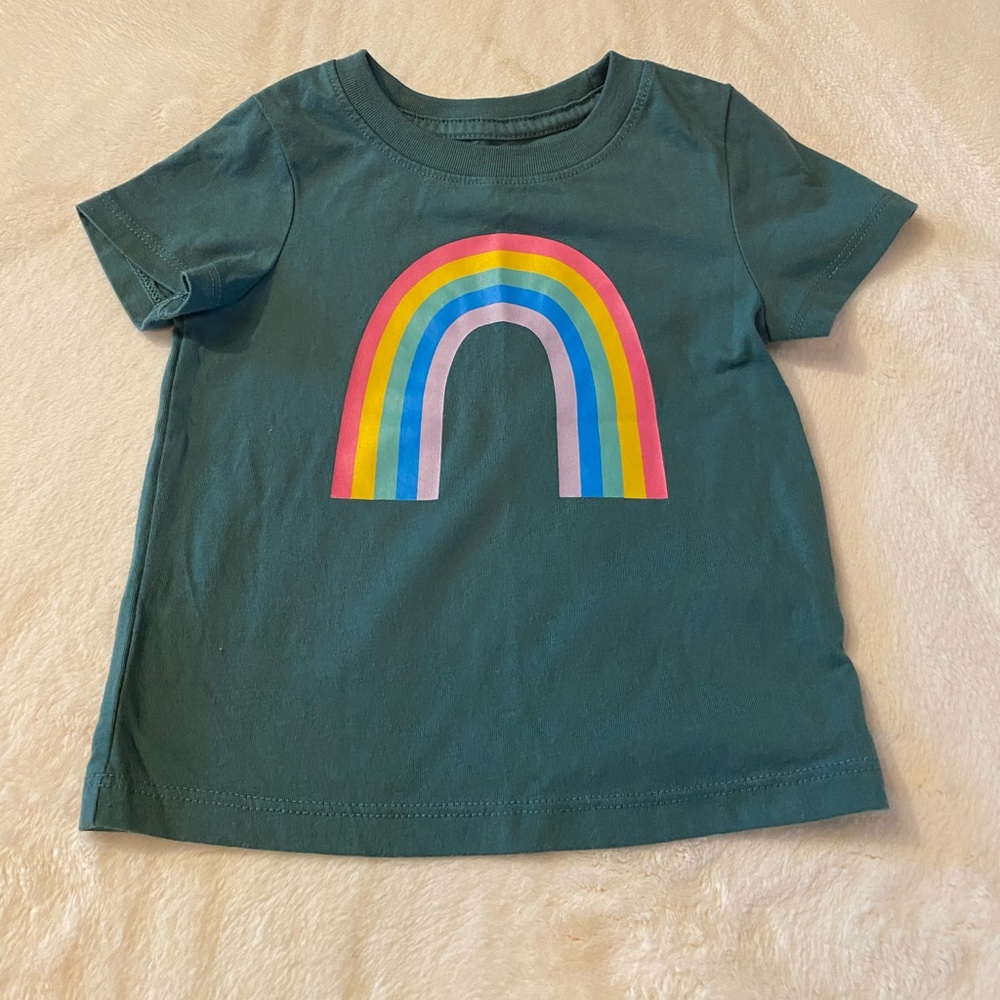 Cat and Jack Girl Short Sleeve Shirt Size 12M